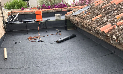 Impermeabilización de tejado o terraza